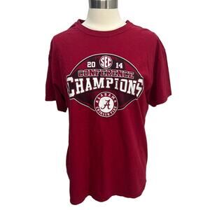 ALABAMA FOOTBALL 2014 Conference Champion Graphic T-Shirt SZ LG
